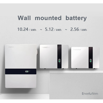 Комплект резервного автономного живлення ДБЖ/UPS Must PV18-5048VHM, 48 В, 80 А, 5000 Вт + Акумулятор Enerlution LFPWall-5000 LiFePO4, 51,2 V 5220 W*h, літій-залізо-фосфатний аку