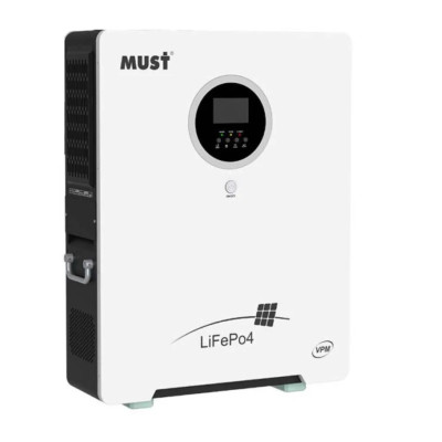 Резервне живлення MUST 5,5кВт НВР19-5548 VPM LiFePО4 MPPT, 5500Вт, 51,2 В, 5120 Вт/год (система зберігання енергії, безперебійник, UPS, ДБЖ)