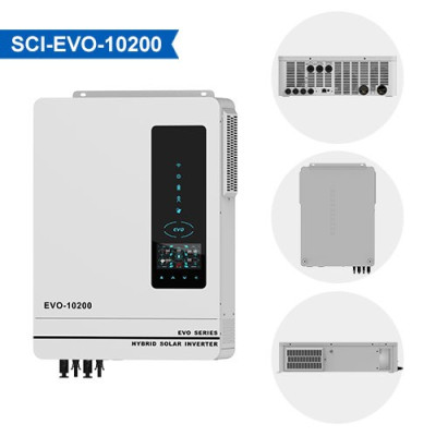 Гібридний інвертор Anern AN-SCI-EVO-10200, 48 В, 10200 Вт (безперебійник, UPS, ДБЖ) Гібридний інвертор Anern AN-SCI-EVO-10200, 48 В, 10200 Вт (безперебійник, UPS, ДБЖ)