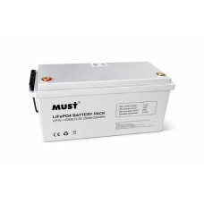 Акумулятор MUST 12,8V/200Ah, 2560W*h, Smart BMS, Bluetooth, (LP15-12200)