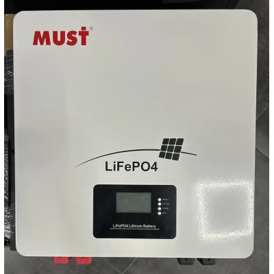 Акумулятор MUST LiFePO4 25,6V/100AH (2560W*h), LP16-24100, (літій-залізо-фосфатний акумулятор для ДБЖ (UPS))