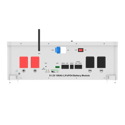 Акумулятор Must 51.2V 100AH,  LP16-48100NEW, LiFePO4, 100A (5120 W*h) (W-iFi Smart BMS, літій-залізо-фосфатний акумулятор для ДБЖ (UPS))