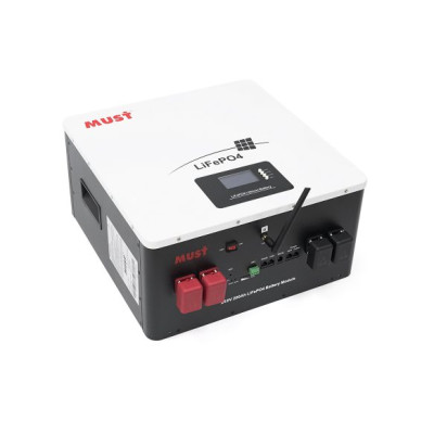 Акумулятор Must LP16-24200, LiFePO4, 25.6V 200AH, 100A/100A (5120 W*h) (літій-залізо-фосфатний акумулятор для ДБЖ (UPS))