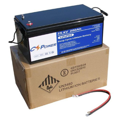 Акумулятор CSPower LiFePO4 25,6V/200AH (5120W*h), (літій-залізо-фосфатний акумулятор для ДБЖ (UPS))