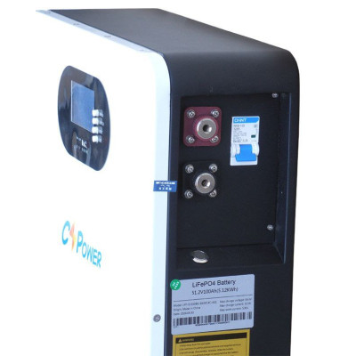 Акумулятор CS Power LiFePO4 51.2V 100AH, 100A/200A (5120 W*h) (літій-залізо-фосфатний акумулятор для ДБЖ (UPS))