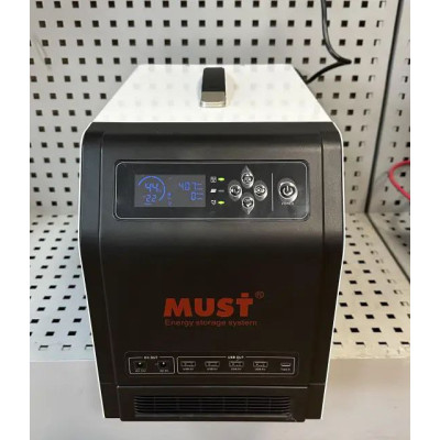 Резервне живлення Must HBP15-1224 LiFePo4, 1200Вт, 24 В, 1280 Вт/год (система зберігання енергії, безперебійник, UPS, ДБЖ)