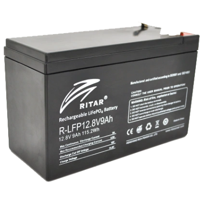 Ritar LiFePO4 12.8В 9А•г Літієва акумуляторна батарея