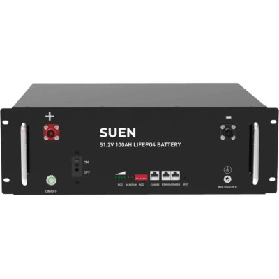 Акумулятор 5,12 кВт SUEN-51-100 LiFePO4, 51,2V/100AH, 5120W*h