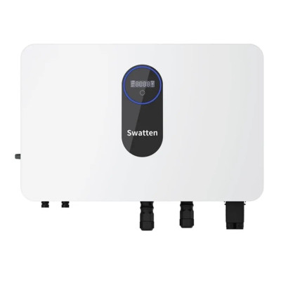 Гібридний інвертор SWATTEN SiH-6kW-SL 6kw (LV), 48 В, 6000 Вт, 1 фаза, 2 MPPT (безперебійник, UPS, ДБЖ)
